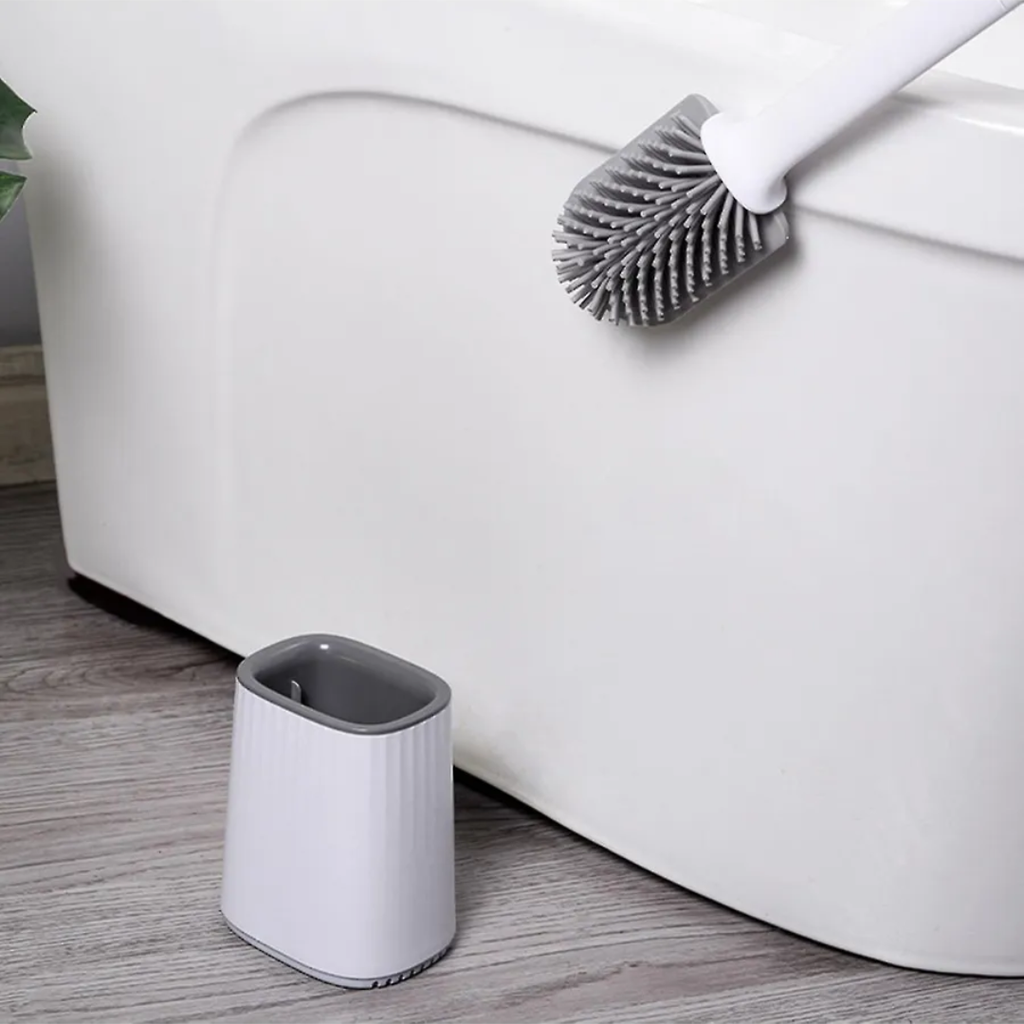 Brosse WC Silicone sur Pied