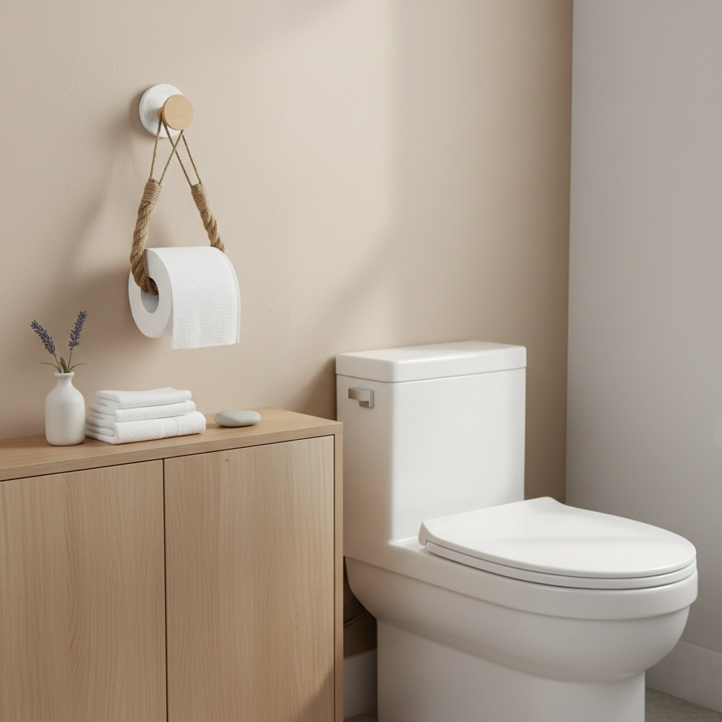 Porte-Papier Toilette Corde Naturelle