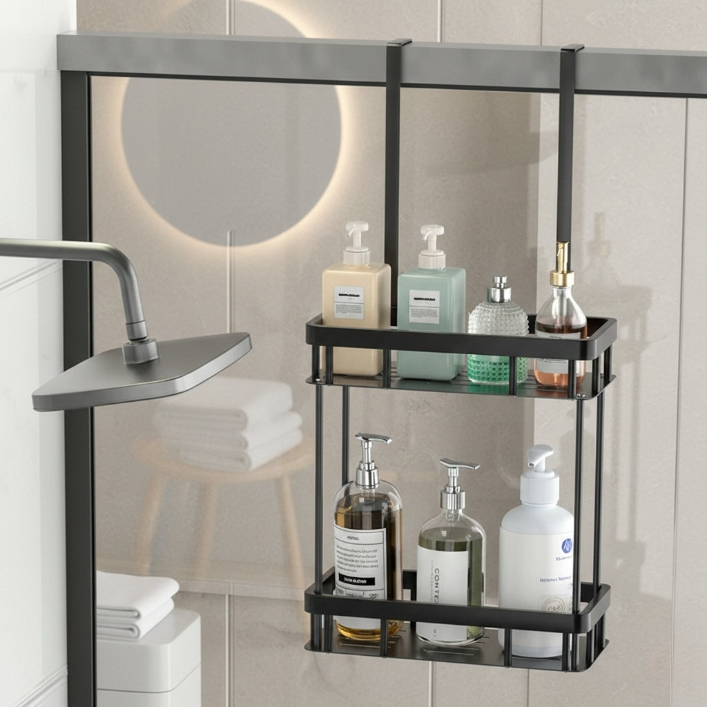 Caddie de Douche Suspendu Double Niveau