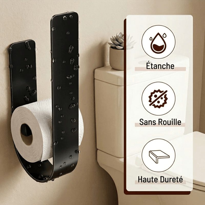 Porte-Papier Toilette Mural