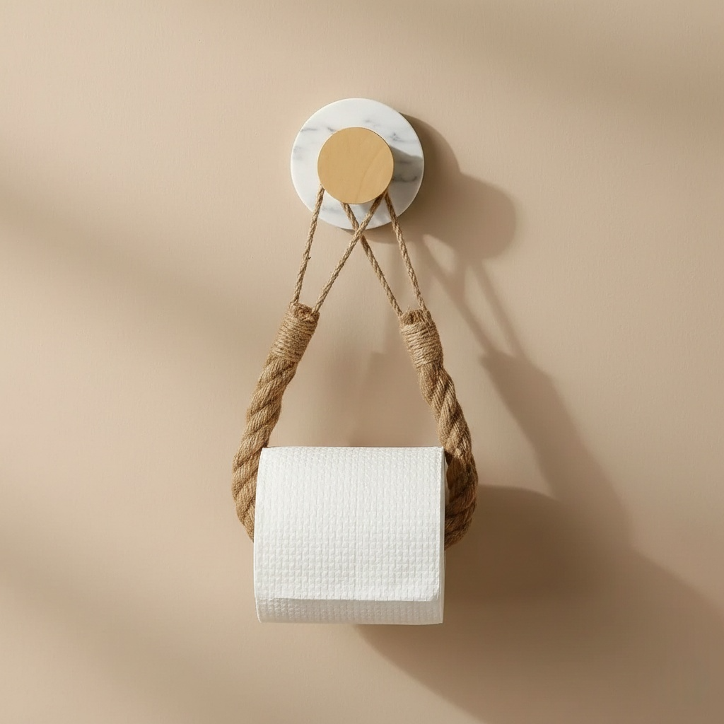 Porte-Papier Toilette Corde Naturelle
