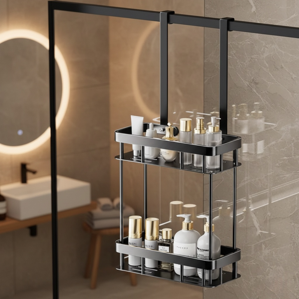 Caddie de Douche Suspendu Double Niveau