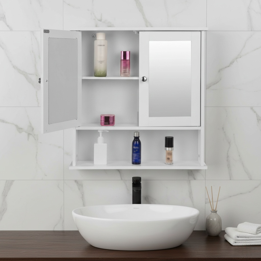 Armoire à Pharmacie avec Miroir Murale