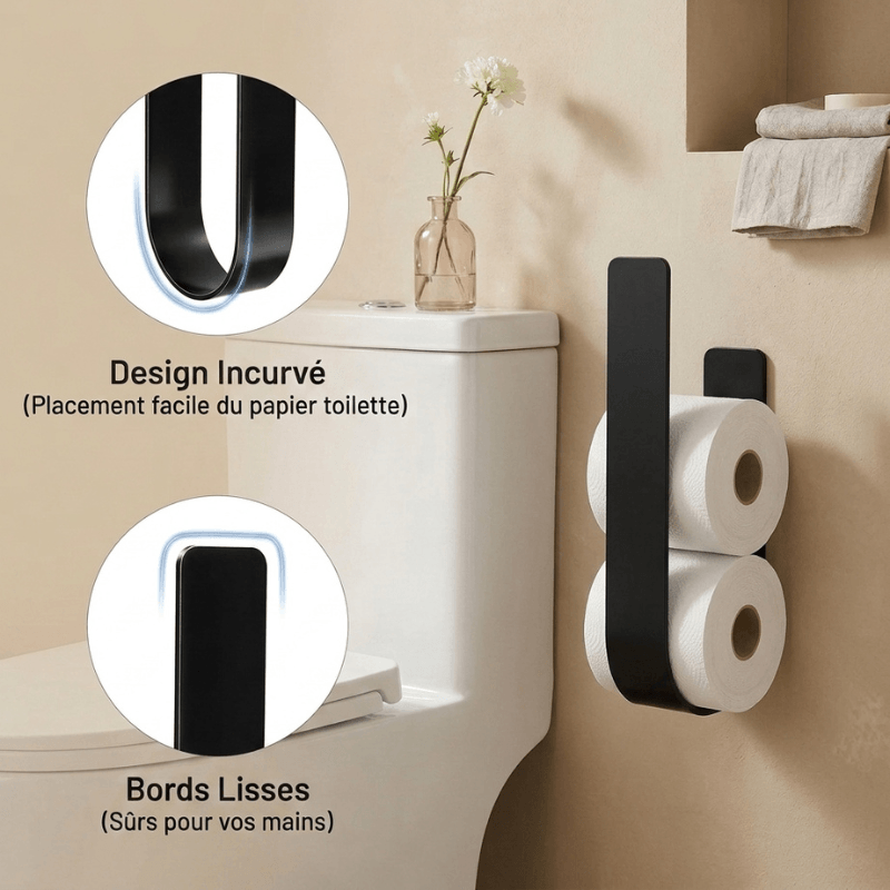 Porte-Papier Toilette Mural