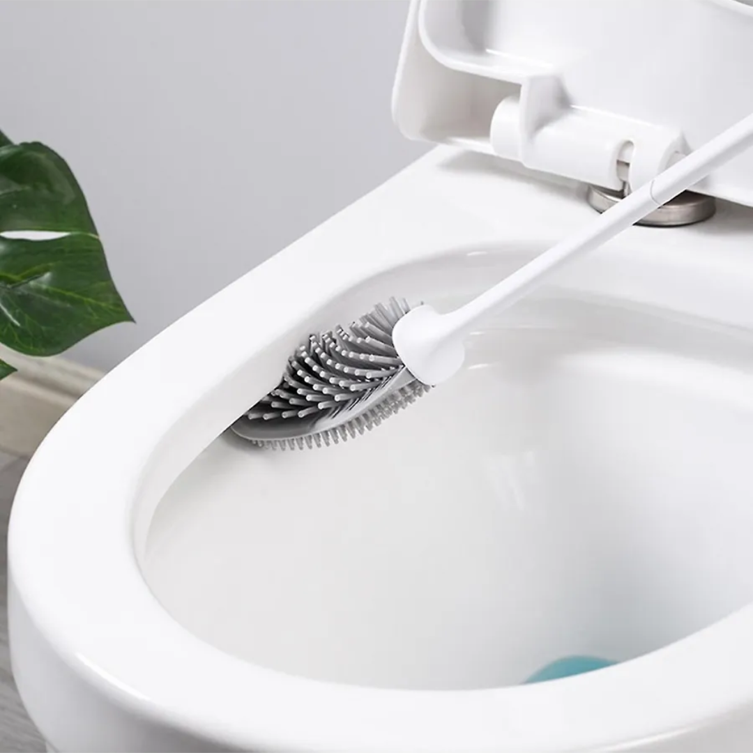 Brosse WC Silicone sur Pied