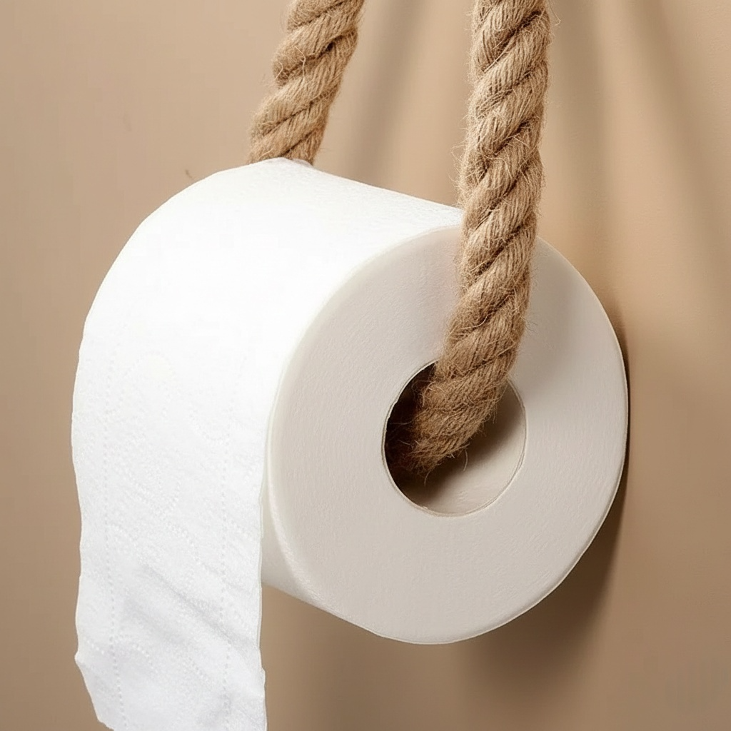 Porte-Papier Toilette Corde Naturelle