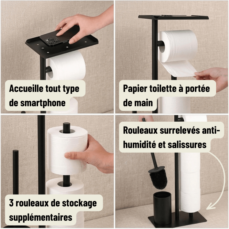 Porte-Papier Toilette sur Pied ANCHOR.STUDIO