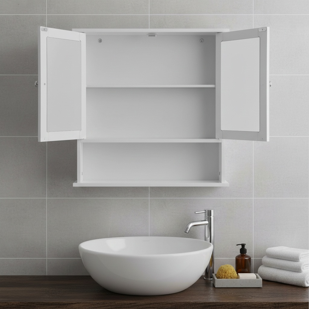 Armoire à Pharmacie avec Miroir Murale