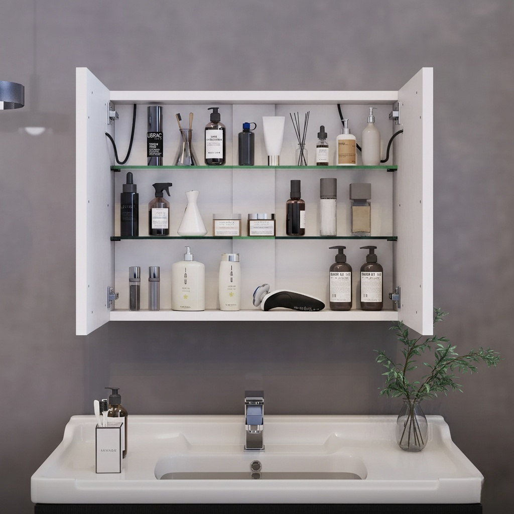 Armoire Miroir Salle de Bain LED