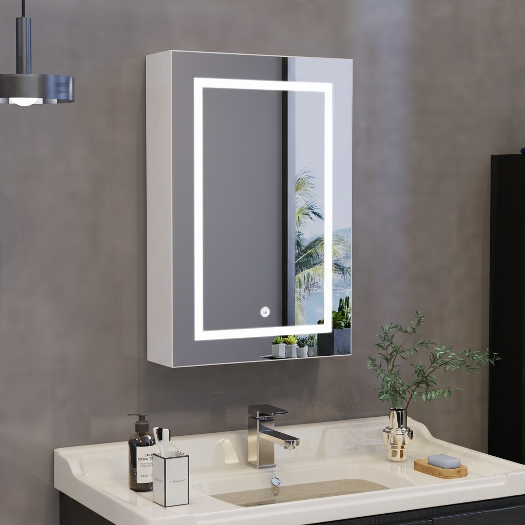 Armoire Miroir Salle de Bain LED