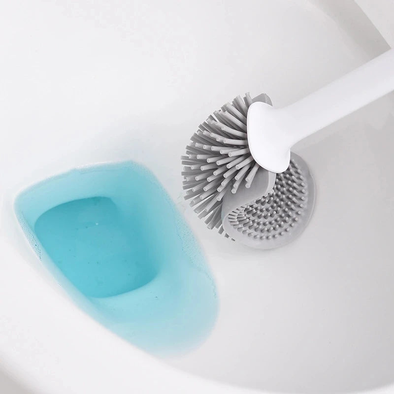 Brosse WC Silicone sur Pied