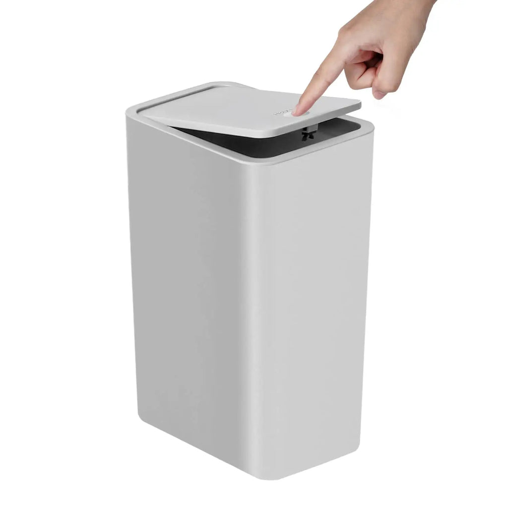 Poubelle de Salle de Bain et Toilettes – Couvercle à Pression