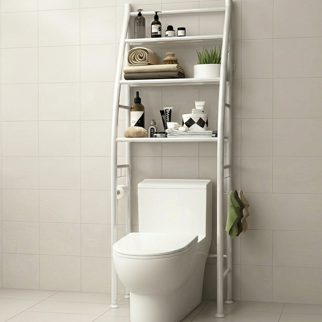 Organisateur Vertical 3 Niveaux au‑dessus des toilettes