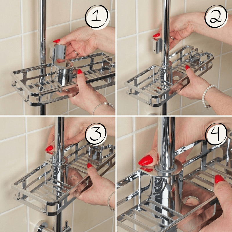 Étagère de Douche sur Barre ANCHOR.STUDIO